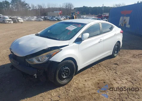2016 Hyundai Elantra Se из США, поврежденный, VIN 5NPDH4AE9GH756502